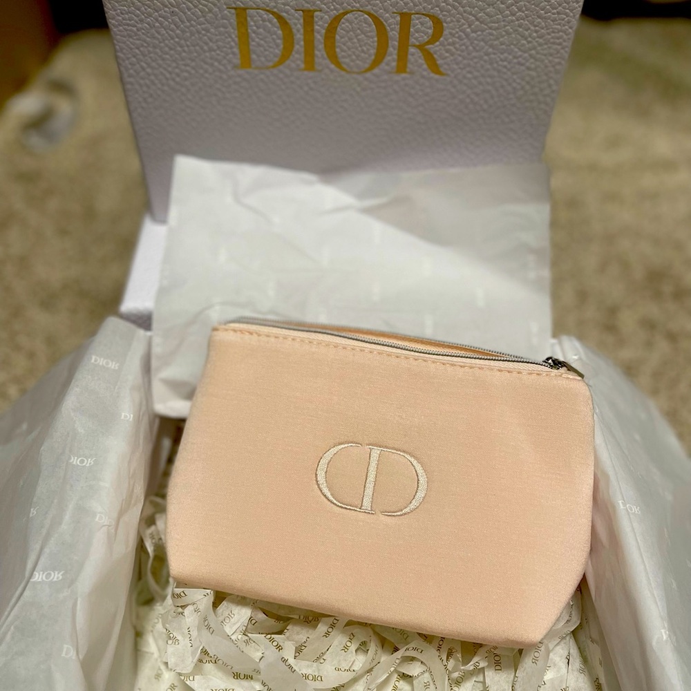 Dior cosmetic pouch